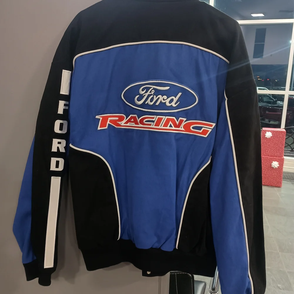 Ford Racing Men's Blue and Black NASCAR Jacket - Picture 2 of 7